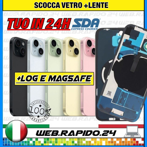 Back cover scocca - back, posteriore