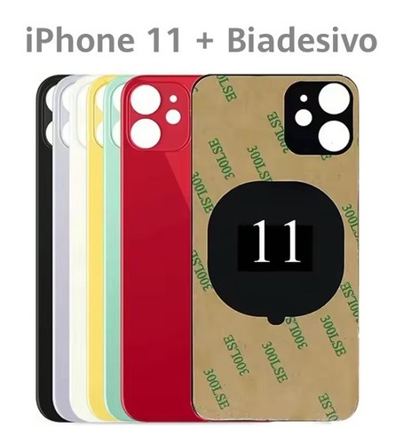 Vetro scocca posteriore iphone - vetro,